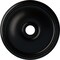 Ekena Millwork Theia Ceiling Medallion (Fits Canopies up to 6 3/4"), 24"OD x 3 5/8"ID x 1 3/4"P, Jet Black CM24THBLF - alternate 1